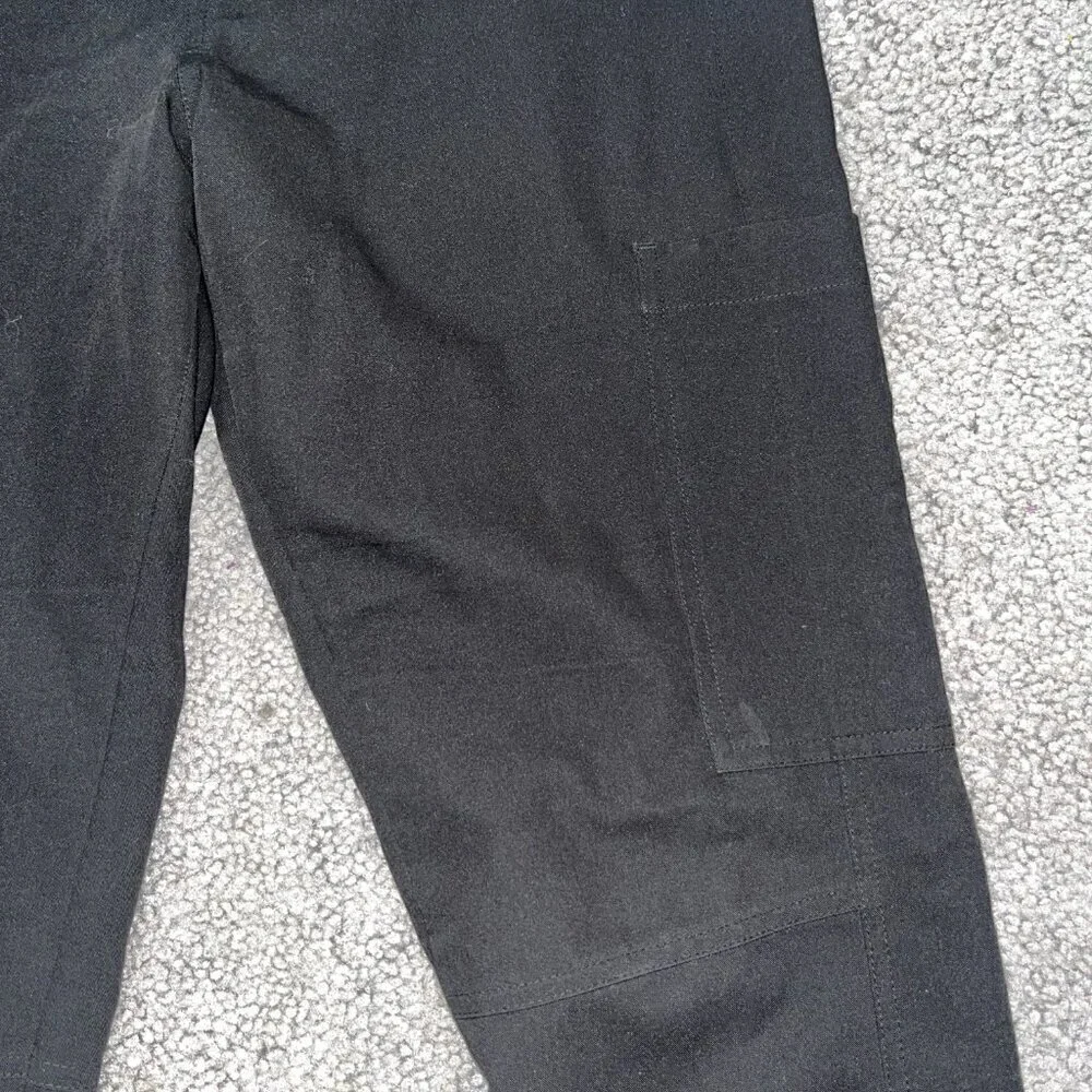 FIGS Technical Limited Edition Slim Axim Cargo Scrub Pants Black Men's XS Tall